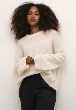 Deni - Pullover - Egret Melange