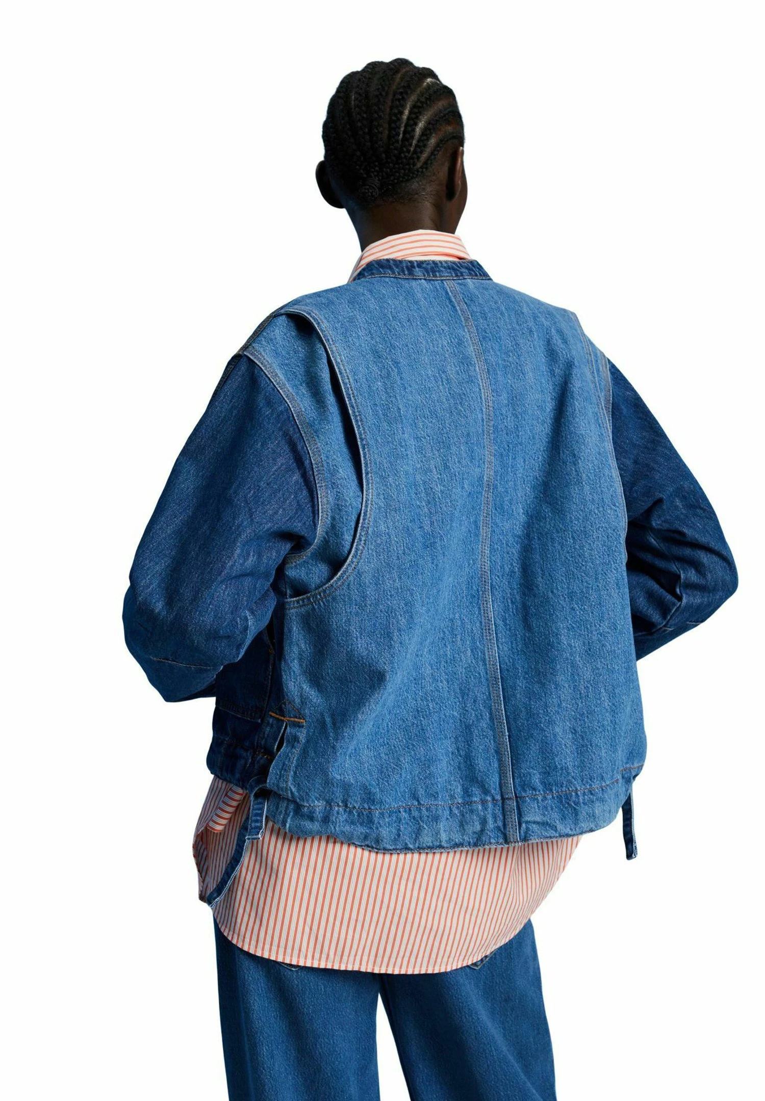 ESPRIT Veste En Jean - Blue Dark Washed 4 ESPRIT Veste En Jean - Blue Dark Washed – Image 2