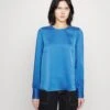 Vila Viellette O Neck - T-Shirt À Manches Longues - Federal Blue