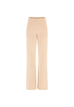 Guess Lise 4G Logo Swtr - Pantalon Classique - Beige -Next Soldes 12bab84af1ae4998b539061e8c5fa575