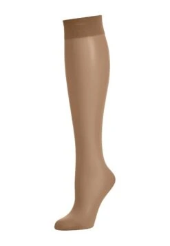 Wolford Individual 10 - Chaussettes Hautes - Caramel