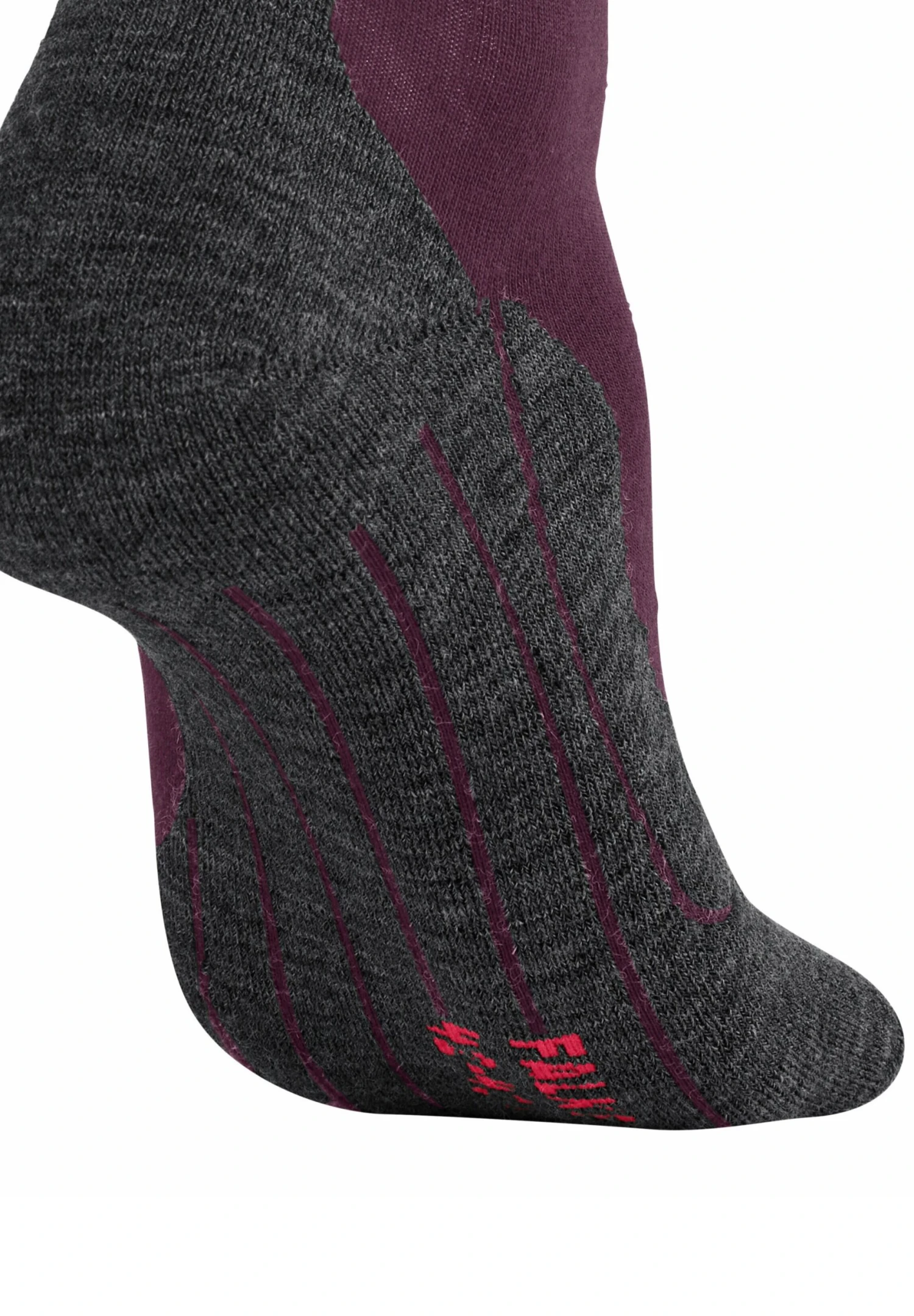 Falke Tk5 Wander Wool Short Trekking Functional Light-Cushioned - Chaussettes - Dark Mauve 8 Falke Tk5 Wander Wool Short Trekking Functional Light-Cushioned - Chaussettes - Dark Mauve – Image 6