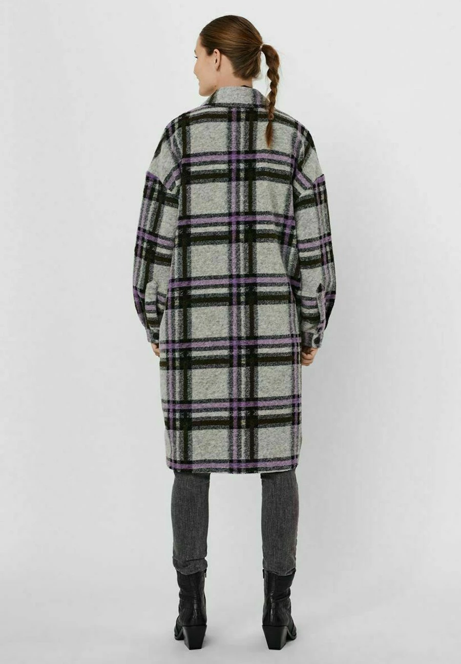 Vero Moda Vmchrissie - Manteau Court - Light Grey Melange 4 Vero Moda Vmchrissie - Manteau Court - Light Grey Melange – Image 2
