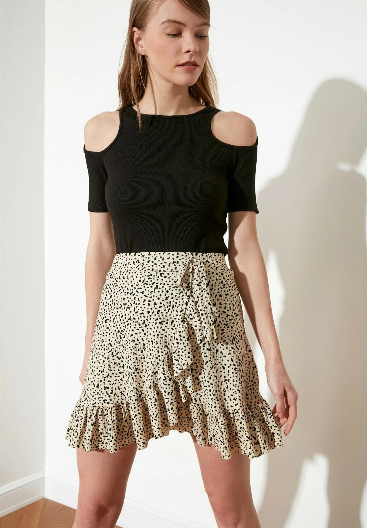 Trendyol Jupe Trapèze - White 3 Trendyol Jupe Trapèze - White