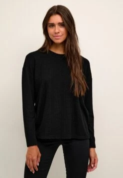 Kaffe Bpirma Ls - T-Shirt À Manches Longues - Black Deep