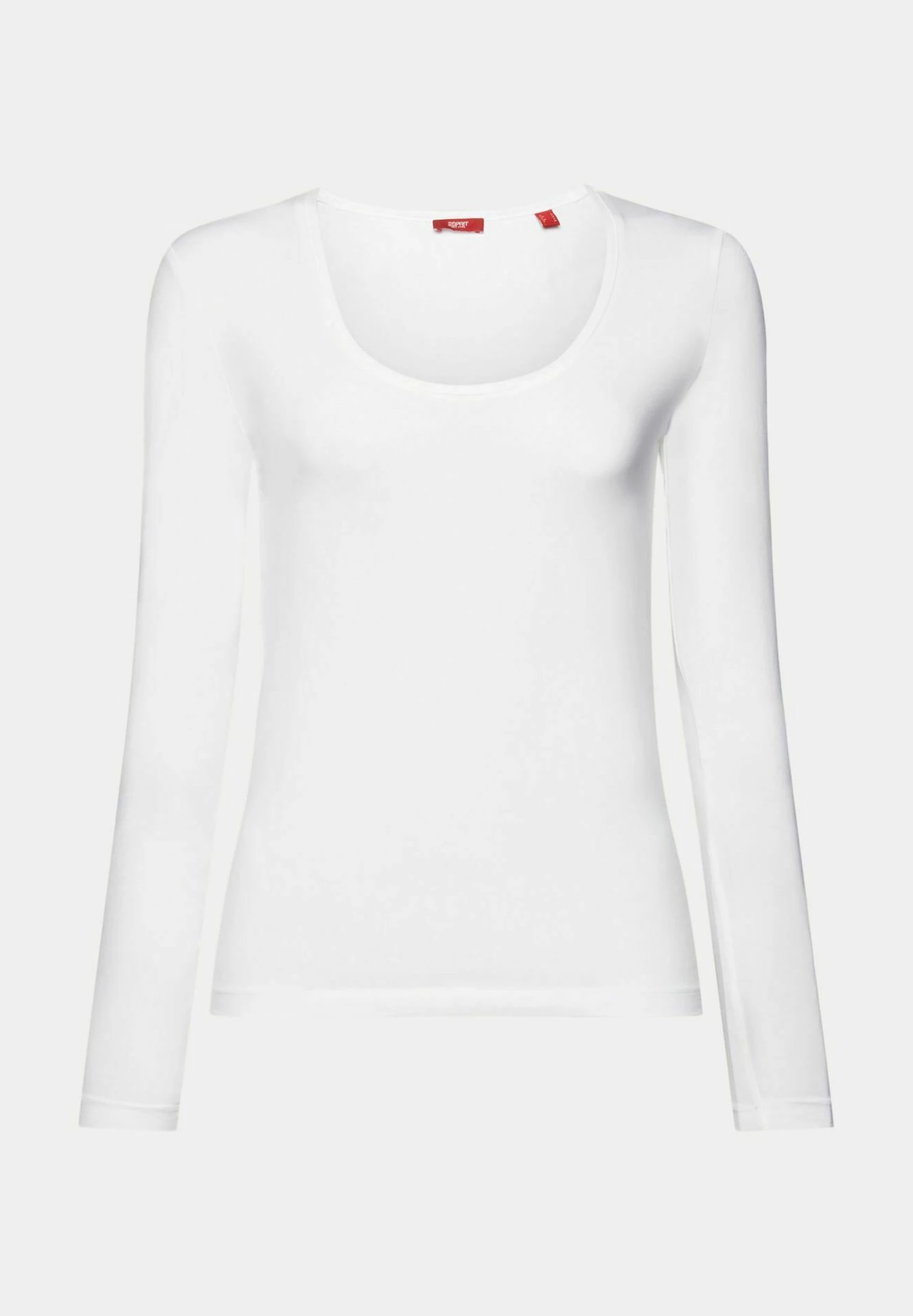 ESPRIT T-Shirt À Manches Longues - White 10 ESPRIT T-Shirt À Manches Longues - White – Image 8