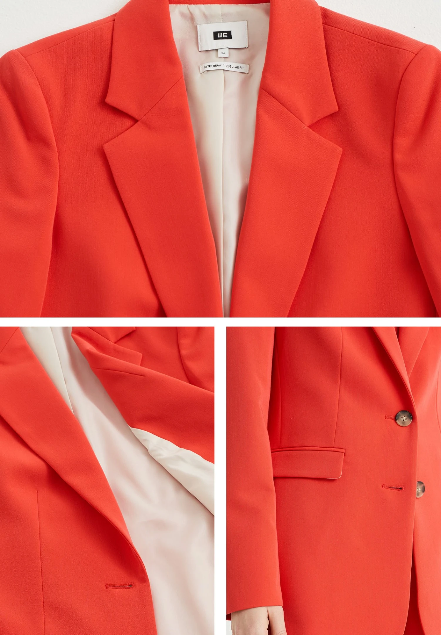 WE FASHION Manteau Court - Red 6 WE FASHION Manteau Court - Red – Image 4