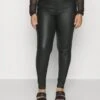 ONLY CARMAKOMA Carblush Zip Coat Pant Plus Size - Pantalon Classique - Black -Next Soldes 1580cce319e548a88c13e625383049ce
