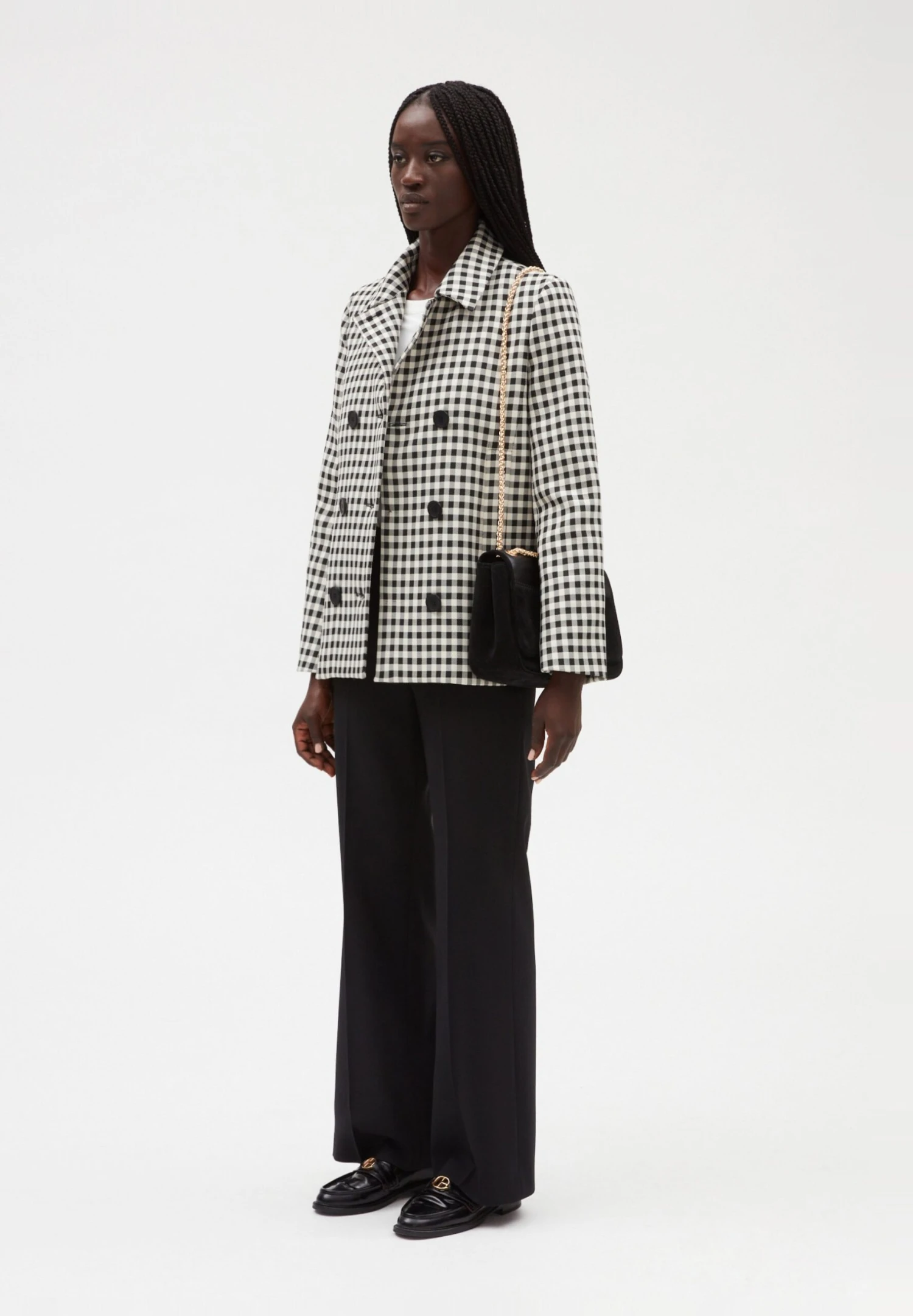 CLAUDIE PIERLOT Gloss - Manteau Court - Bicolore 4 CLAUDIE PIERLOT Gloss - Manteau Court - Bicolore – Image 2