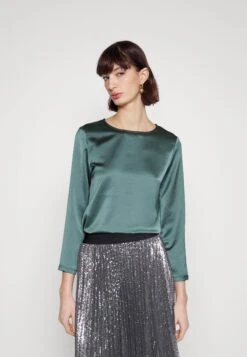 Chic - T-Shirt À Manches Longues - Verde Scuro