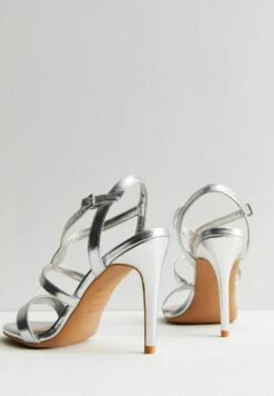 New Look Twist Strap Stiletto - Sandales À Talons Hauts - Silver 9 New Look Twist Strap Stiletto - Sandales À Talons Hauts - Silver -Next Soldes 1687e164d71a4165863b6e52fd4d4020