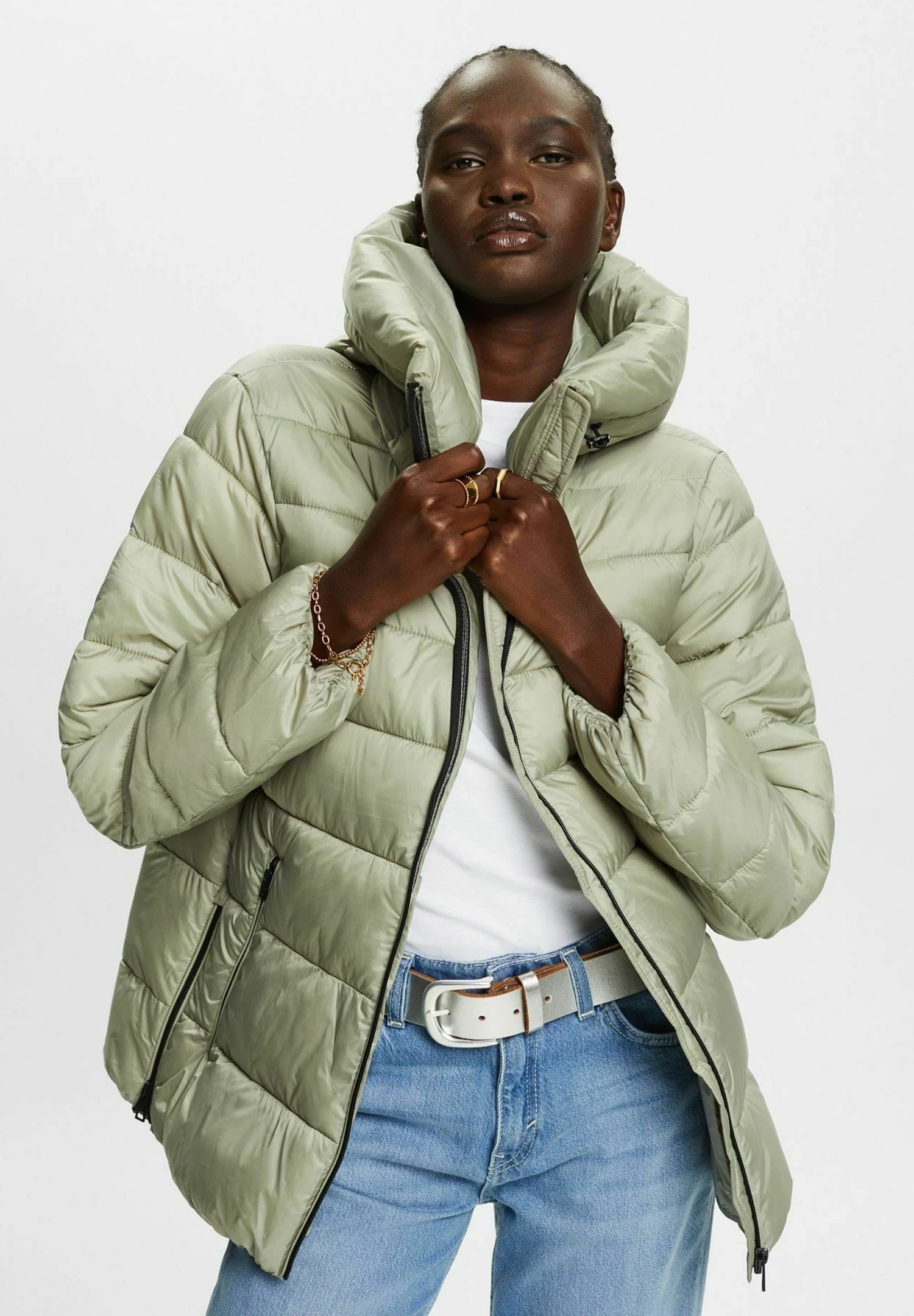 ESPRIT Ultra Light Padded - Veste D'Hiver - Dusty Green 3 ESPRIT Ultra Light Padded - Veste D'Hiver - Dusty Green
