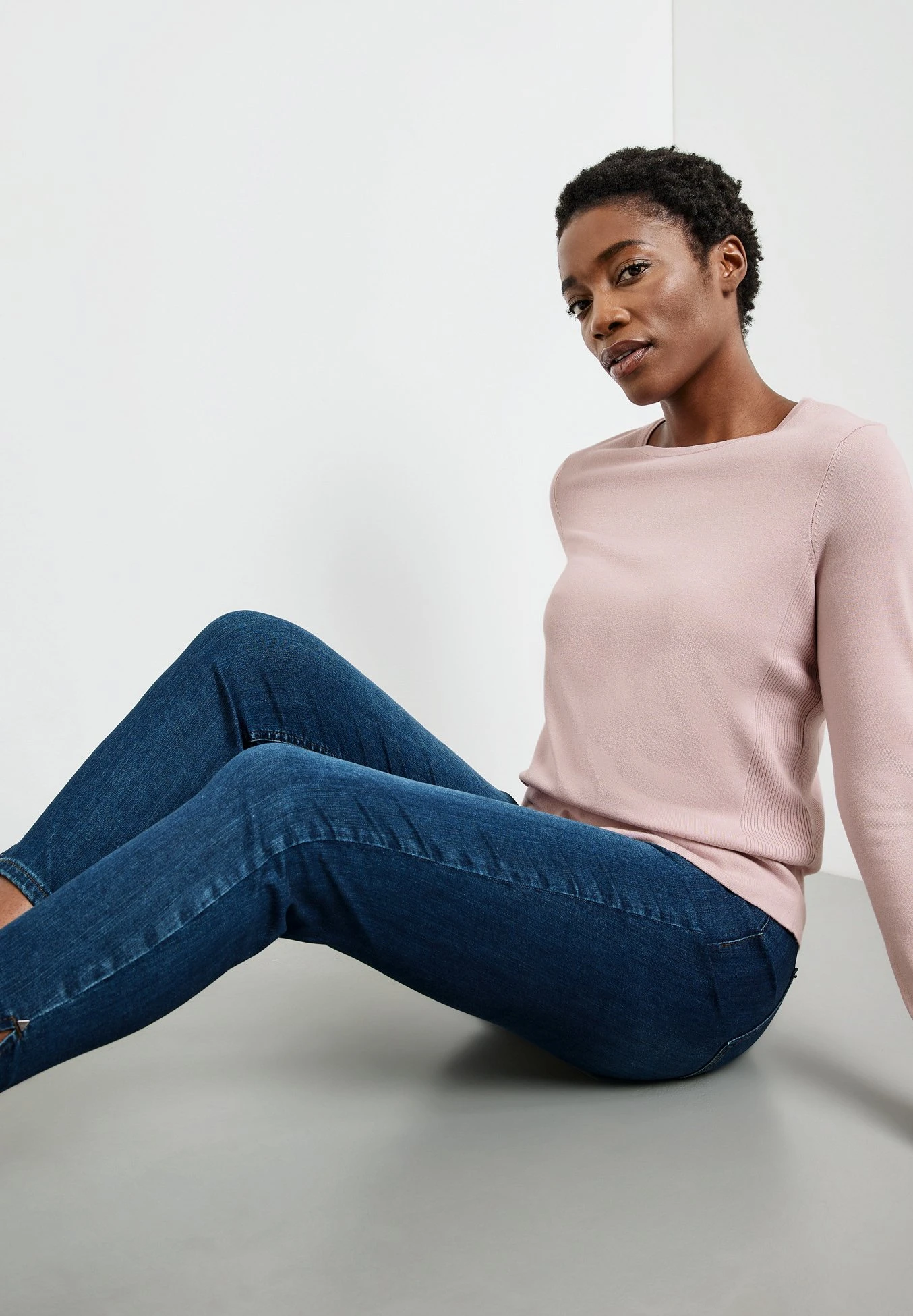 Gerry Weber Langarm Rundhals Aus Feinst - Pullover - Pink Salt 5 Gerry Weber Langarm Rundhals Aus Feinst - Pullover - Pink Salt – Image 3