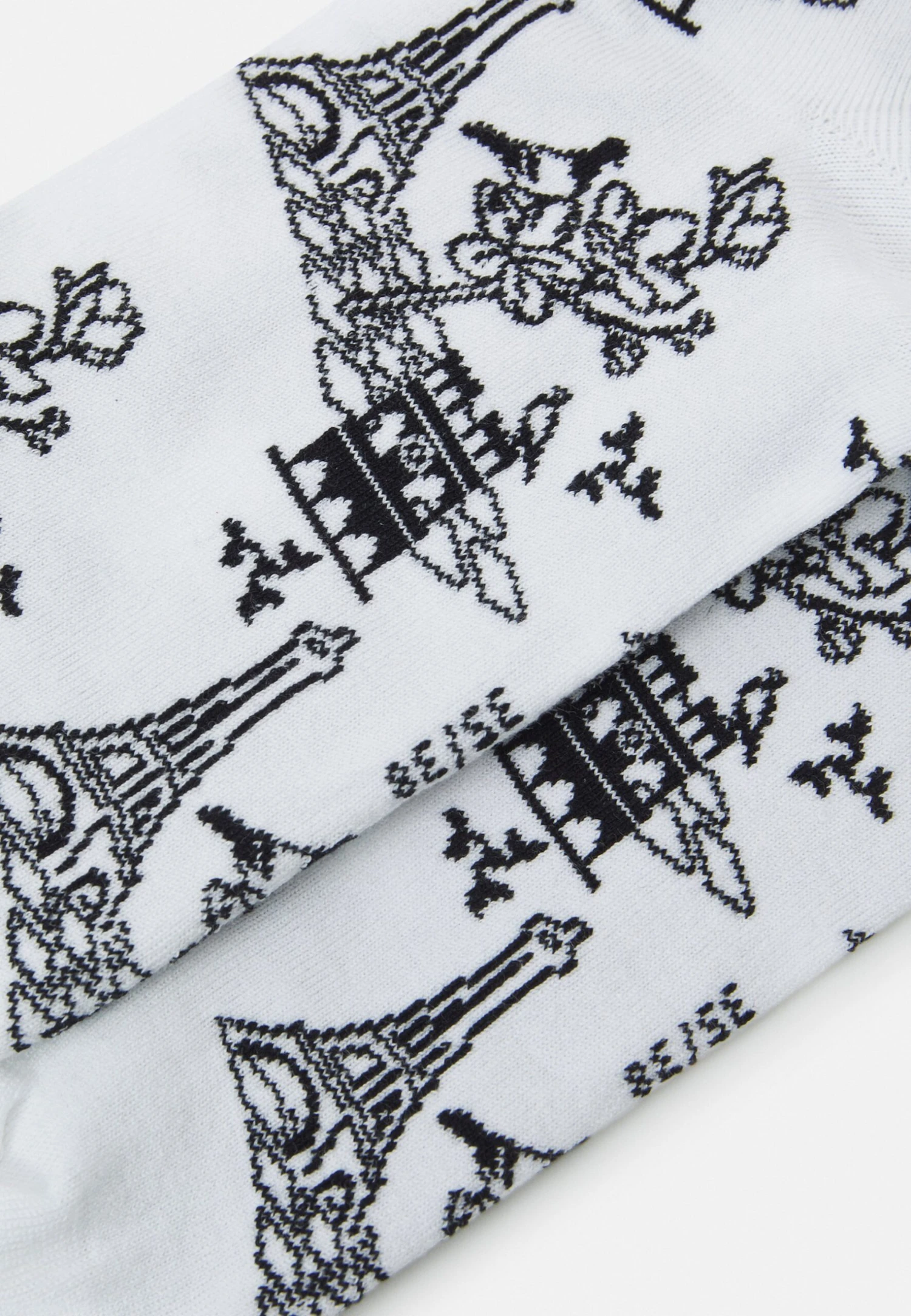 DIM Toile De Jouy - Chaussettes - White 4 DIM Toile De Jouy - Chaussettes - White – Image 2