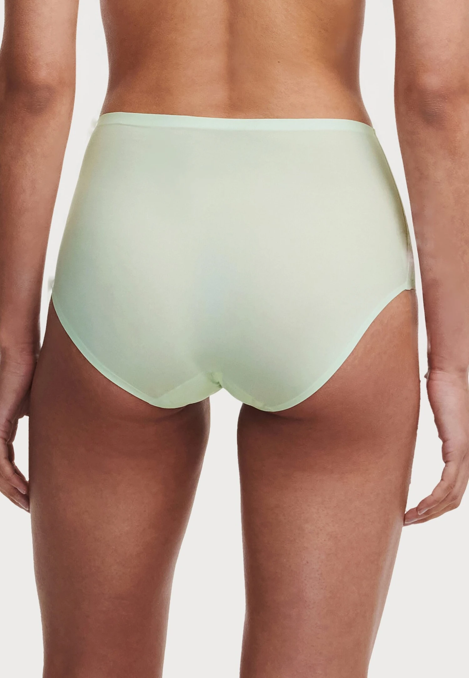 Chantelle Soft Stretch High Waist Briefs - Slip - Mint 5 Chantelle Soft Stretch High Waist Briefs - Slip - Mint – Image 3