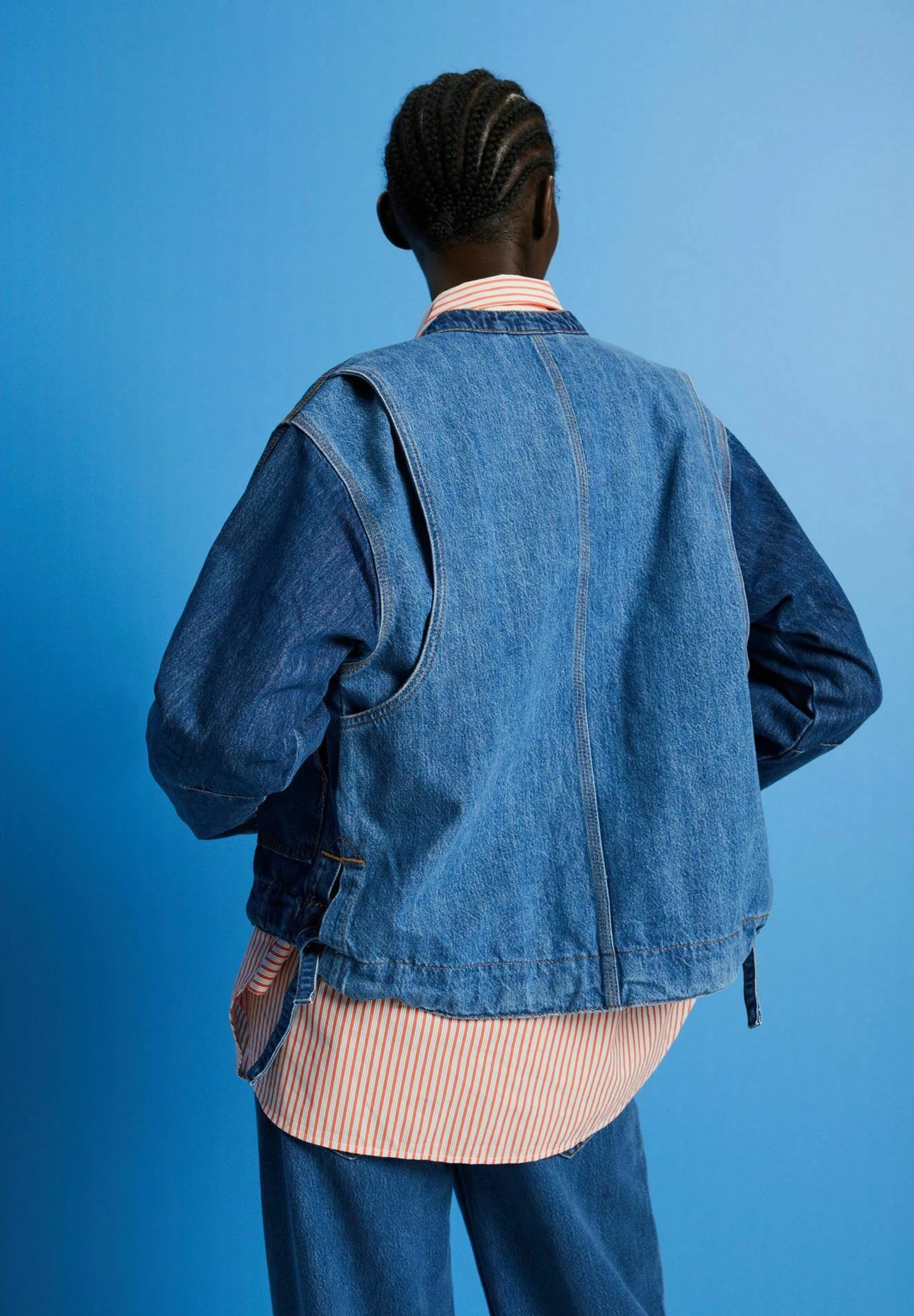 ESPRIT Veste En Jean - Blue Dark Washed 7 ESPRIT Veste En Jean - Blue Dark Washed – Image 5