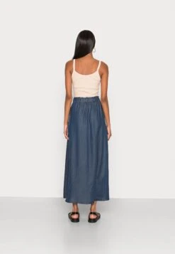 ONLY Onlpema Venedig Life - Jupe Longue - Dark Blue Denim 9 ONLY Onlpema Venedig Life - Jupe Longue - Dark Blue Denim -Next Soldes 17bf323f0c92411f9ada469221684774