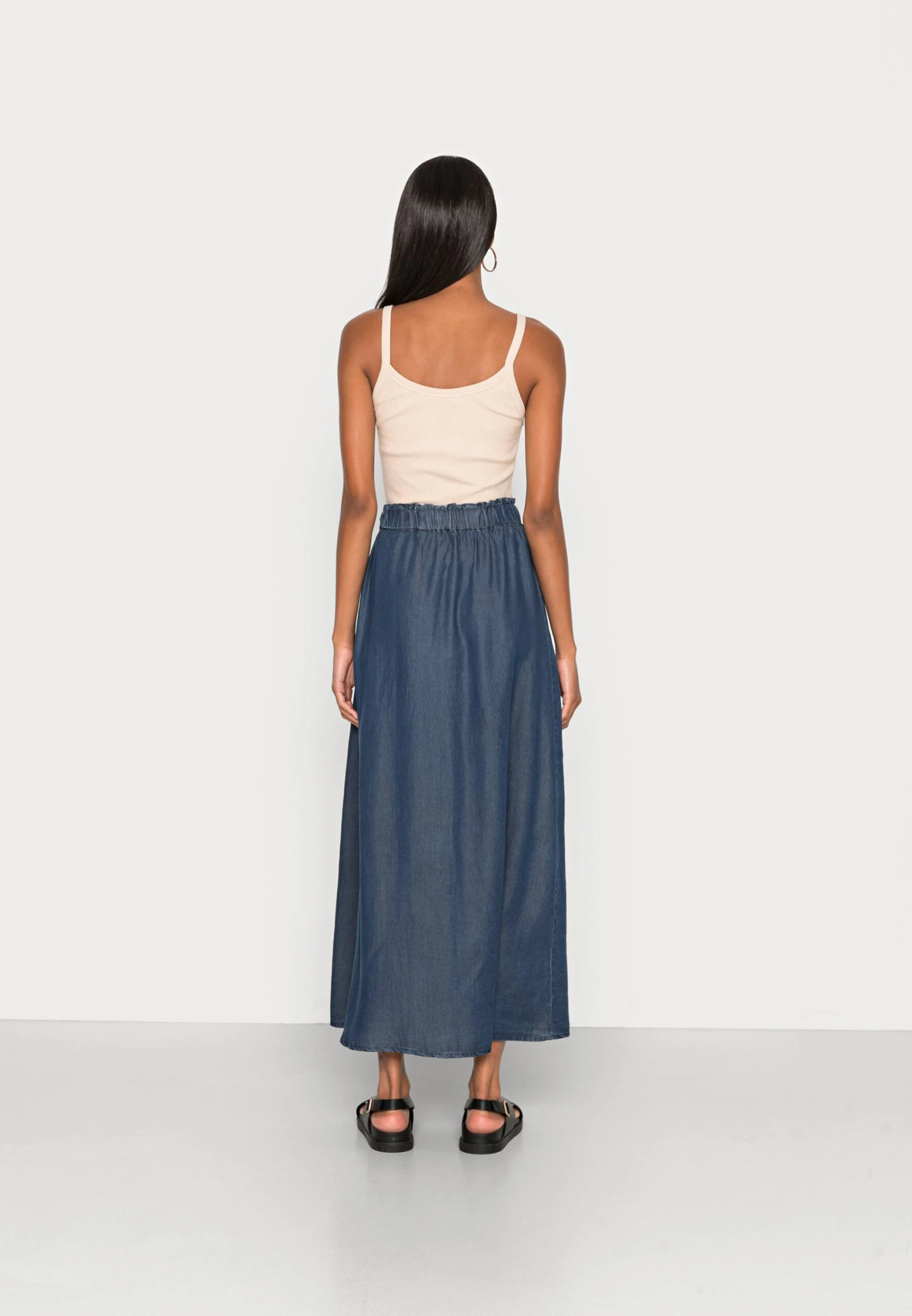 ONLY Onlpema Venedig Life - Jupe Longue - Dark Blue Denim 5 ONLY Onlpema Venedig Life - Jupe Longue - Dark Blue Denim – Image 3