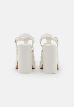 Steve Madden Carlita - Sandales À Talons Hauts - White -Next Soldes 17ed76edb9b64d238e61229b762c2ace