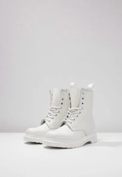 Dr. Martens 1460 Mono Boot - Bottines À Lacets - White 10 Dr. Martens 1460 Mono Boot - Bottines À Lacets - White -Next Soldes 17f953edb59042478116cdccd299ee1e