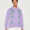 Obey Clothing Totem Zip Cardigan Unisex - Gilet - Purple -Next Soldes 1831e55bfbf54ab9b9620dafd6628675