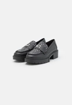 Coach Leela Stud Loafer - Mocassins - Black -Next Soldes 189bfd1822484eda915e01cd47f074f3