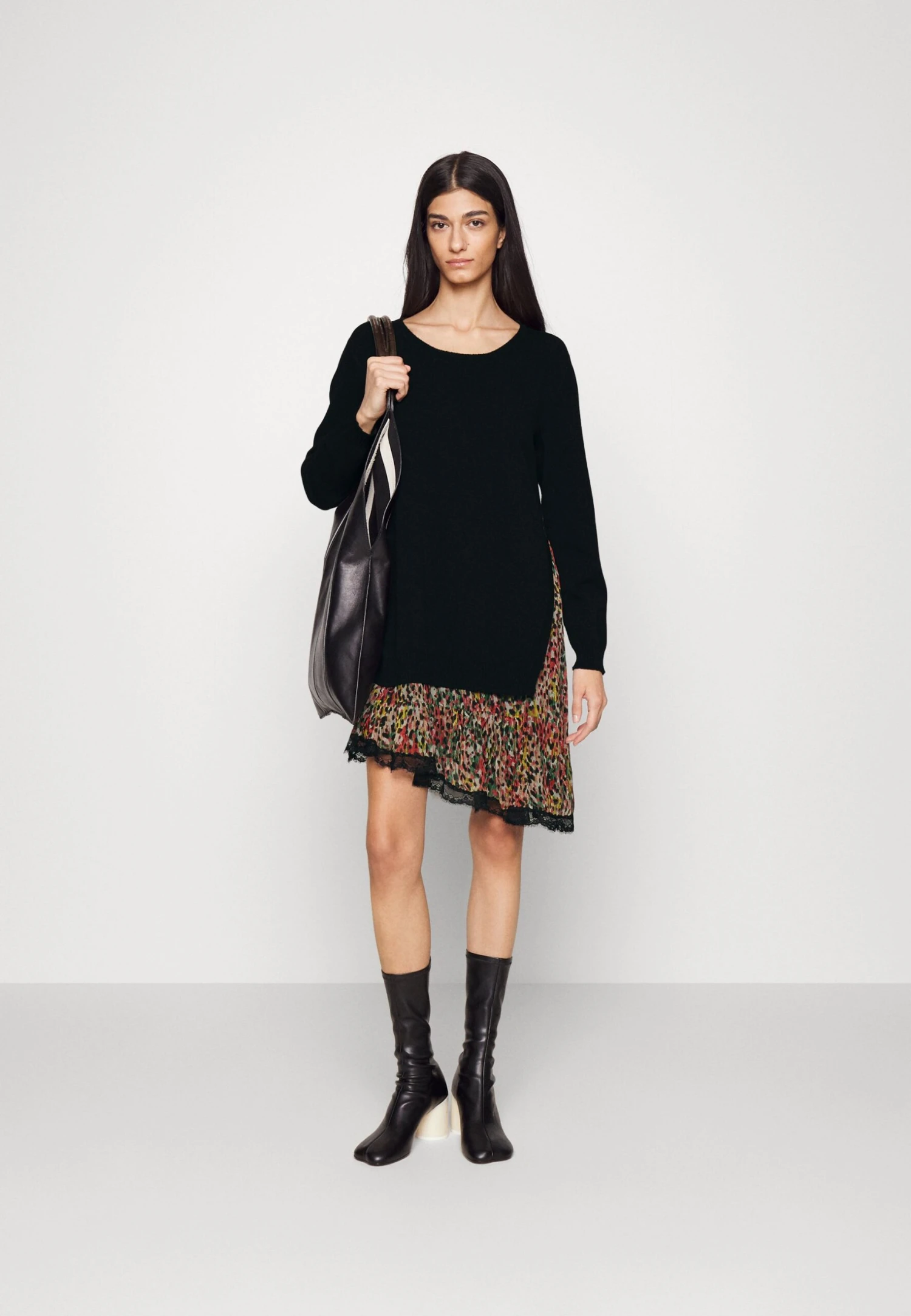 TWINSET Knitted Dress - Robe De Jour - Nero 4 TWINSET Knitted Dress - Robe De Jour - Nero â Image 2