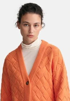 Gant Mit Struktur - Gilet - Apricot Orange -Next Soldes 18afd4dca5ae41d9b2365f2c0034c46c