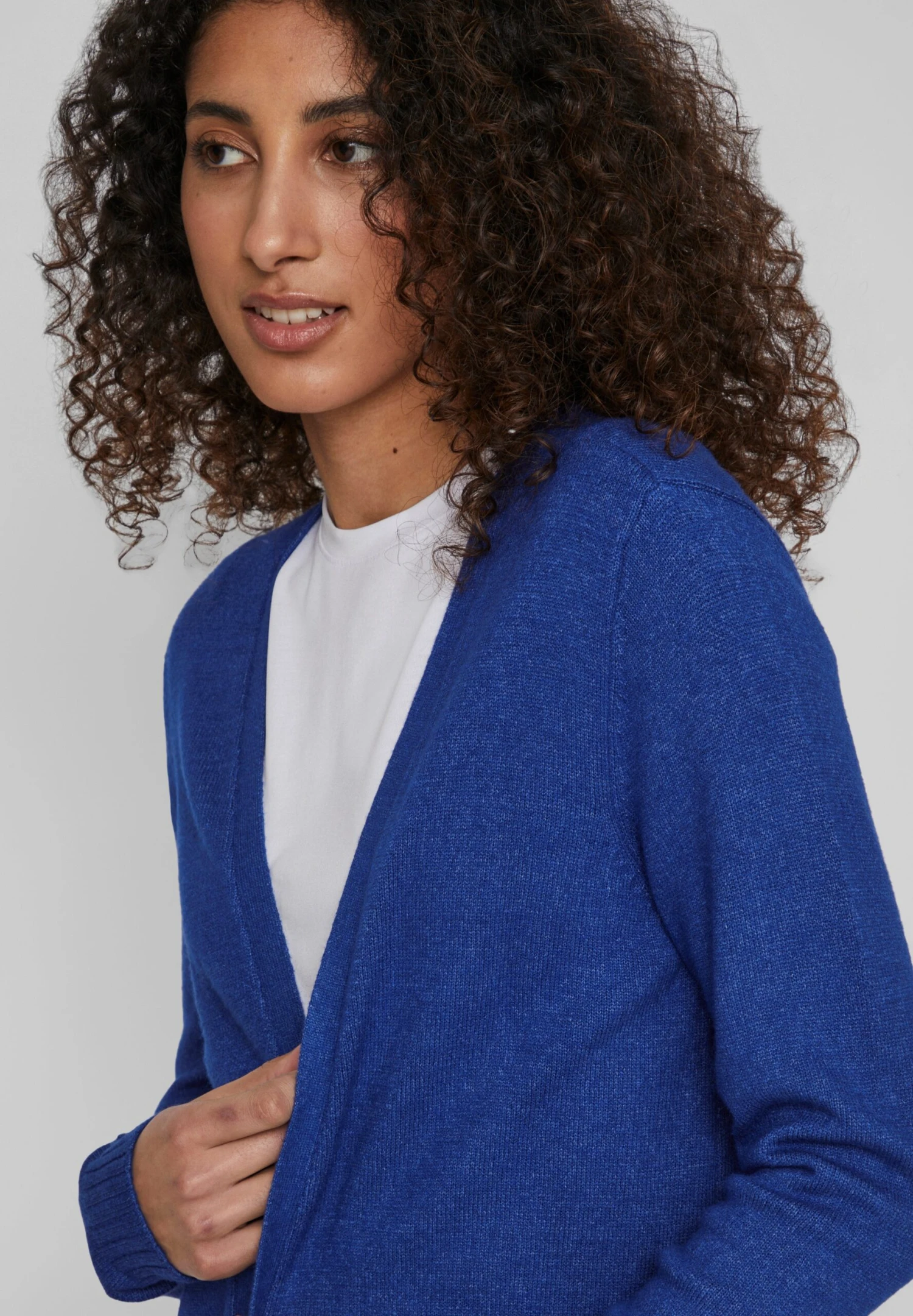 Vila Viril Open Ls - Noos - Gilet - Mazarine Blue 6 Vila Viril Open Ls - Noos - Gilet - Mazarine Blue – Image 4