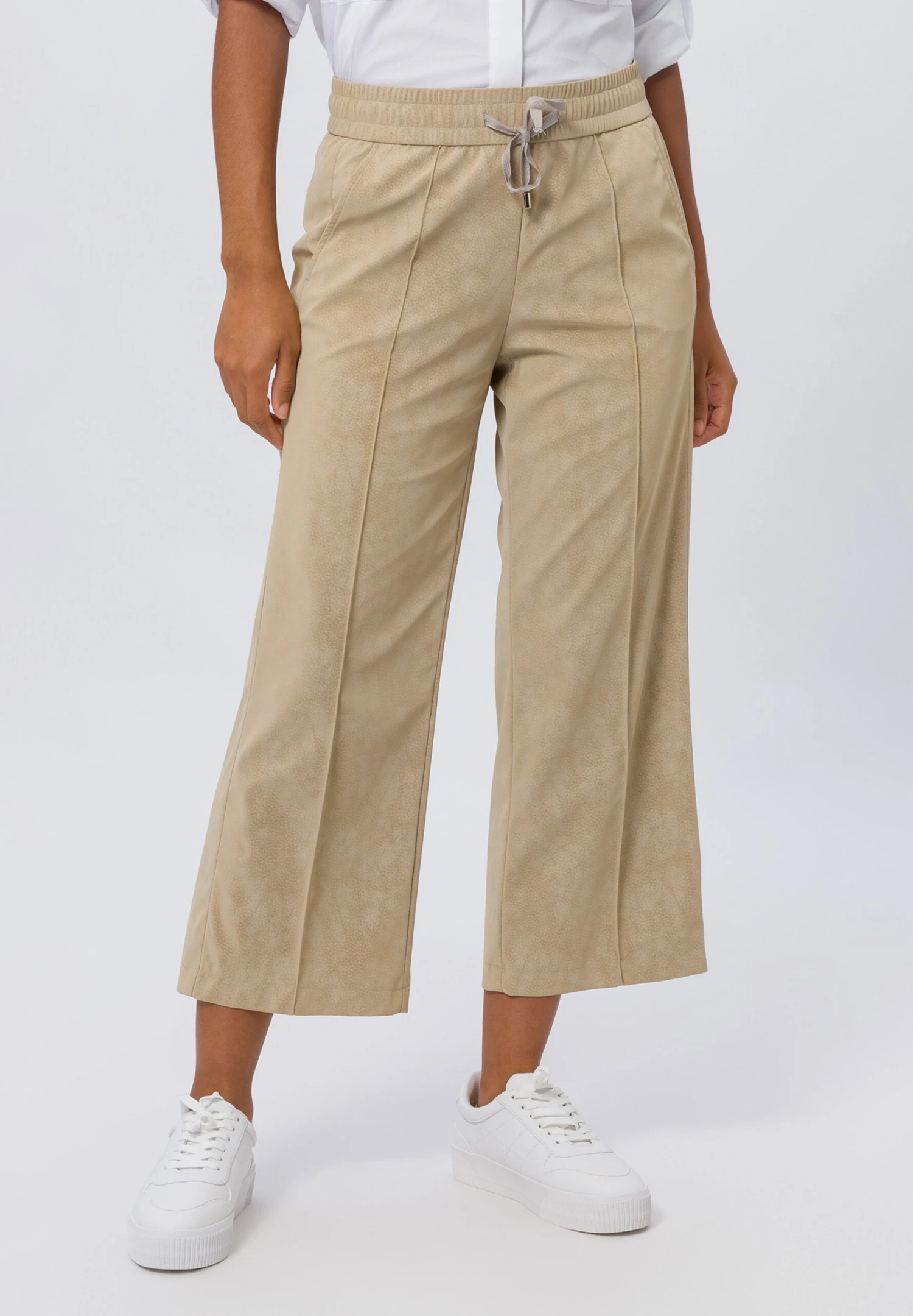 7/8 Länge Essentials - Pantalon Classique - Almond 3 7/8 Länge Essentials - Pantalon Classique - Almond