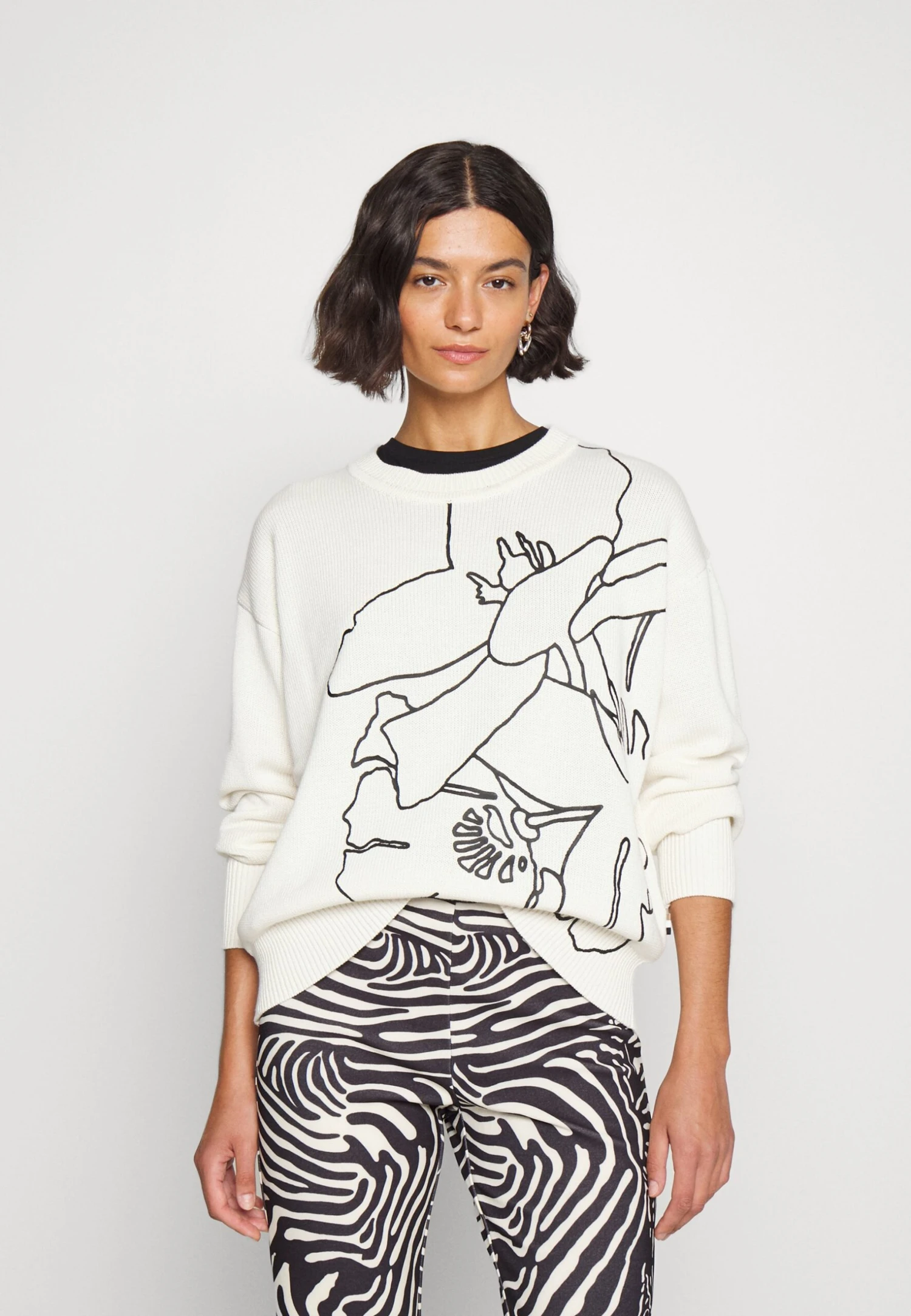 Boss Famarina - Pullover - Open White 3 Boss Famarina - Pullover - Open White