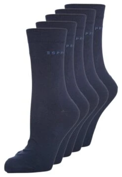 ESPRIT Solid 5-Pack Sustainable Cotton-Mix - Chaussettes - Blau