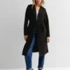 New Look Suedette Belted - Manteau Classique - Black 1 New Look Suedette Belted - Manteau Classique - Black -Next Soldes 1958e2cf36ad4921951f7d1b9afc2cfc