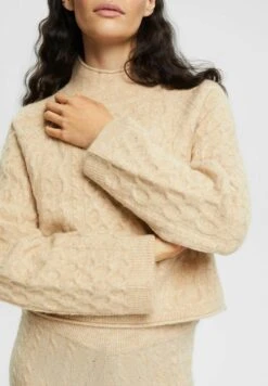 ESPRIT Pullover - Sand -Next Soldes 197bd81899384cbf8d45fbdf4def9c78