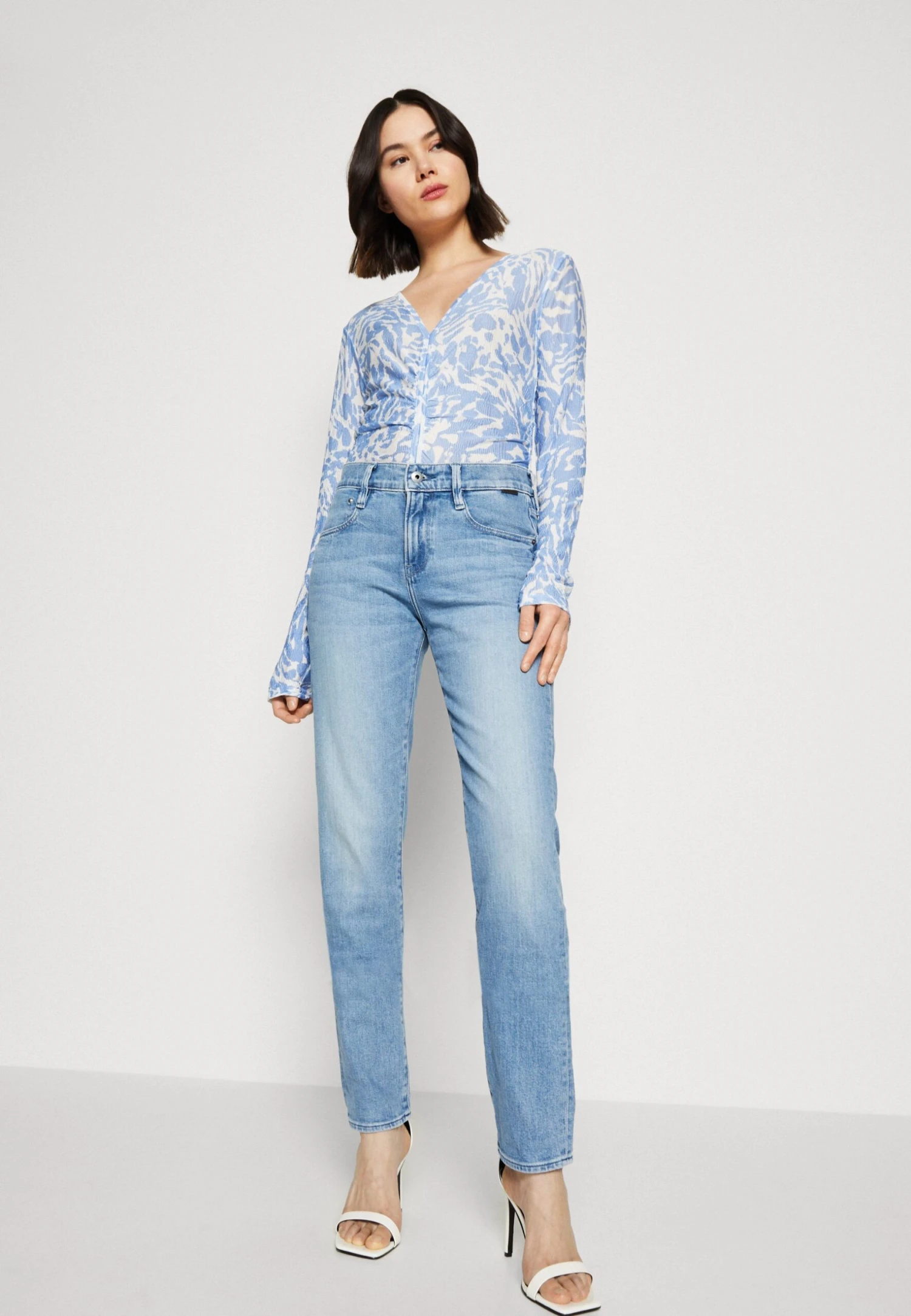 Gina Tricot Lexie - T-Shirt À Manches Longues - Blue 6 Gina Tricot Lexie - T-Shirt À Manches Longues - Blue – Image 4