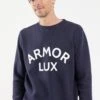 Armor-Lux Heritage Bio - Sweatshirt - Marine Deep Armorlux -Next Soldes 1c123d783c9a456bad86156314c1b02d