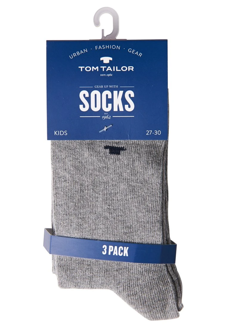 Tom Tailor 3 Pack - Chaussettes - Light Grey Melange 5 Tom Tailor 3 Pack - Chaussettes - Light Grey Melange – Image 3
