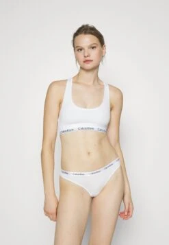 CALVIN KLEIN UNDERWEAR Thong 3 Pack - String - Black/White/Pastel Lilac