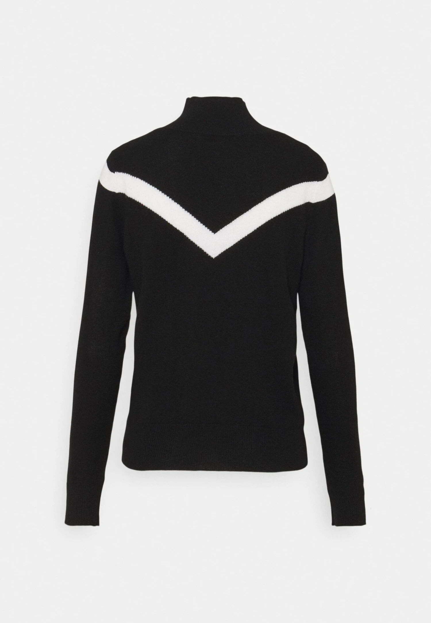 V Line High Neck - Pullover - Black 4 V Line High Neck - Pullover - Black – Image 2