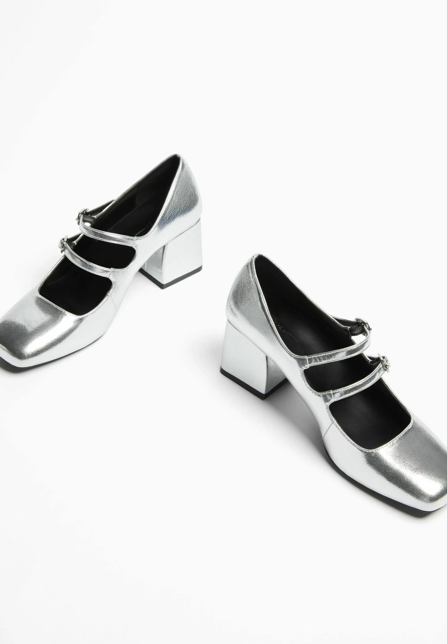 BERSHKA Mary Jane - Escarpins - Silver Coloured 7 BERSHKA Mary Jane - Escarpins - Silver Coloured – Image 5