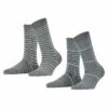 ESPRIT Fine Stripe 2-Pack - Chaussettes - Light Greymel 1 ESPRIT Fine Stripe 2-Pack - Chaussettes - Light Greymel -Next Soldes 1e93d0c9445f42ad9b8063ae13acd087