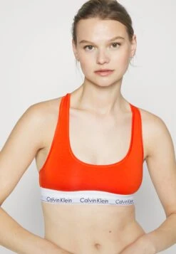 CALVIN KLEIN UNDERWEAR Unlined Bralette - Brassière - Spicy Orange 11 CALVIN KLEIN UNDERWEAR Unlined Bralette - Brassière - Spicy Orange -Next Soldes 1f33d5fdd84c4dfc9be994b432f01698