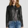 Buffalo Be Yourself - Veste En Cuir - Black -Next Soldes 20af41372d094f0da076b3a7df55e5b6