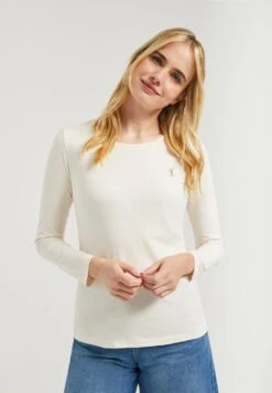 POLO CLUB Long Sleeve Rigby Go W Ml - T-Shirt À Manches Longues - Ecru