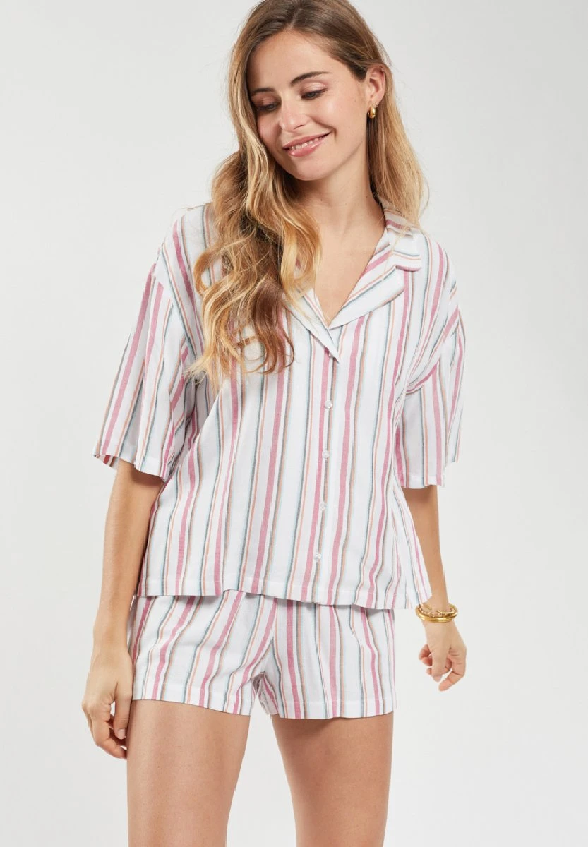 Armor-Lux Stripe - Bas De Pyjama - Milk Rayé Multicol 3 Armor-Lux Stripe - Bas De Pyjama - Milk Rayé Multicol