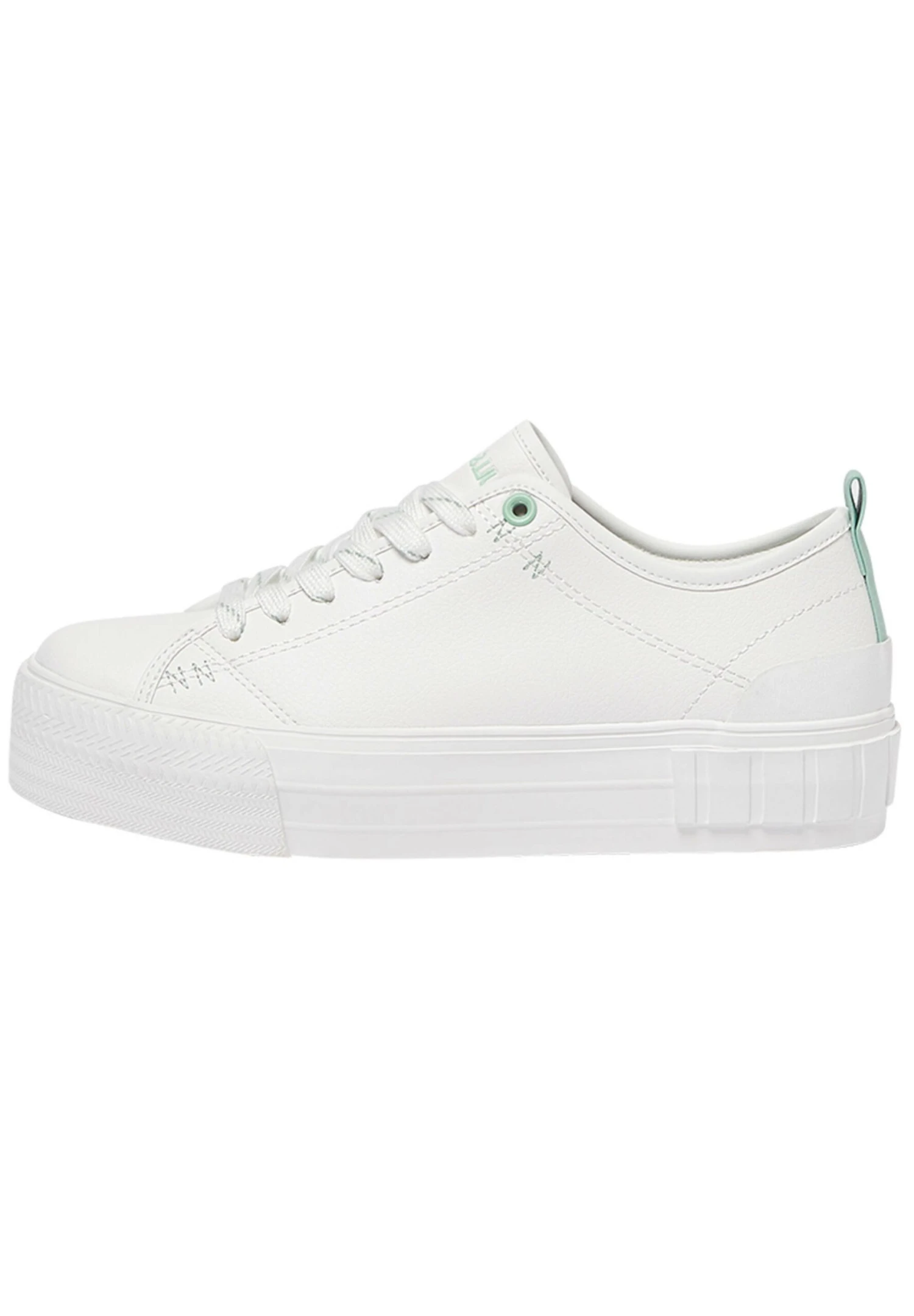 PULL & BEAR Basic Casual - Baskets Basses - White 3 PULL & BEAR Basic Casual - Baskets Basses - White