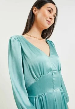 Robe De Soirée - Bleu Vert -Next Soldes 21dae3d4ef204692a001ff562c834541
