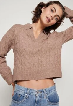 Even&Odd Pullover - Taupe -Next Soldes 225311519df04f62a949a9acbc42640c