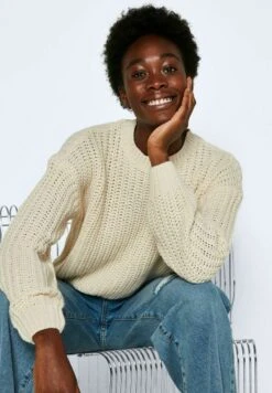 Noisy May Charlie - Pullover - Pearled Ivory -Next Soldes 22aee10f36264f8d8f956e733753cd05