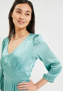 Robe De Soirée - Bleu Vert -Next Soldes 22bdbeb46988455cb1df2096052d6e0e
